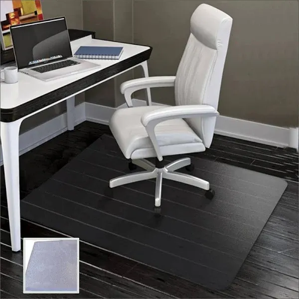 Office Chair Mat for Hard Wood Floors - 30&#034;X48&#034; Heavy Duty Anti-Slip Hardwood Fl