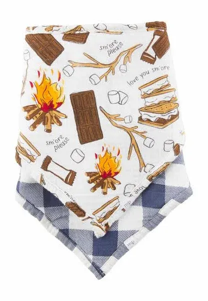 Mud Pie Kids S'mores Bib & Spoon Set