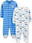 Simple Joys by Carter's Baby Boys' 2-Pack Cotton Sleep and Play