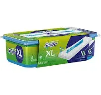 Swiffer Sweeper Wet Cloth Mop Refill XL 12-Count