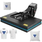 Heat Press 16x24 Inch, High Pressure Clamshell Heat Press Machine 1800W, Large Heat Press Digital Control Heat Transfer Machine for T Shirts