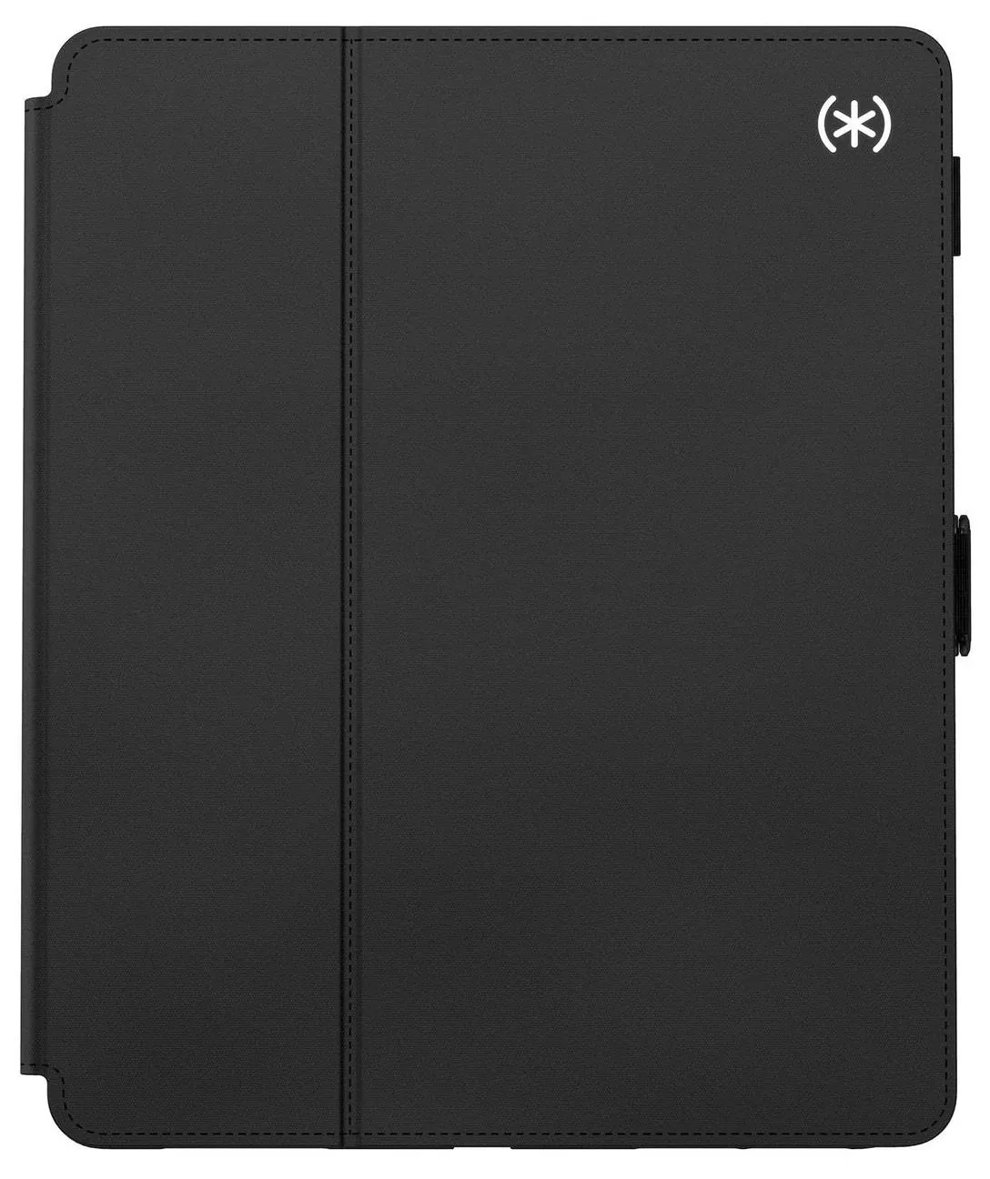 Speck New iPad Air 11 Case (2024) - Fits iPad Air (2024/2022/2020, 6th/5th/4th Gen) with Pencil Holder, Drop & Camera Protection, Slim Multi Range Stand, Balance Folio - Black/Black/White