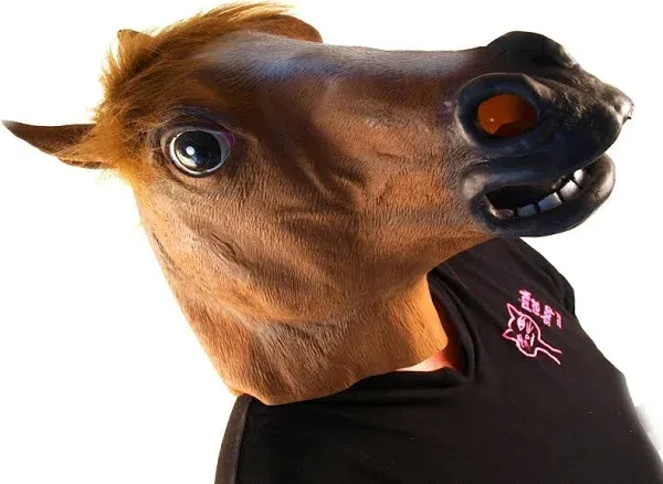 Horse Creepy Brown White Black Horse Head Rubber Latex Animal Masque Novelty For Halloween Costume Party - Buy Halloween Latex Horse Head Mask Costume Animal Unicorn Mask For Adults,Funny Horse Head Mask Animal Rubber Latex Costume Props For Adult Party Halloween Christmas Masquerade Cosplay,Horse Head Masks For Adults For Party Dress Up Men Masquerade Creepy Brown Horse Mask Rubber Latex Animal Masque Product on Alibaba.com