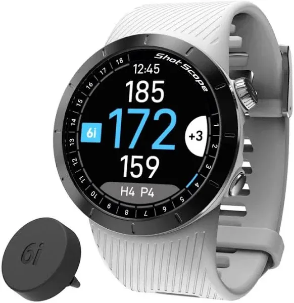 Shotscope X5 Golf Watch - Black, Touchscreen