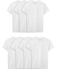 Fruit of the Loom Boys' White Crew Undershirts