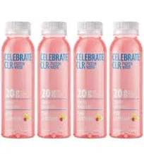 Celebrate Vitamins Celebrate CLR Whey Isolate Protein Water, Cherry Lime - 20g Protein, Ready to Drink - Gluten Free and Sugar Free - For Post Bariatric Surgery Patients, 4 Pack