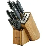 Anolon AlwaysSharp Japanese Steel Knife Block Set with Built-In Sharpener · 8 Piece Set