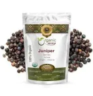 The Spice Way Juniper Berries - Whole berries, pure, no additives, Non-GMO, no preservatives, (4 oz) great for cooking and for spicing tea, syrup, meat, beef, turkey, soups and more. resealable bag