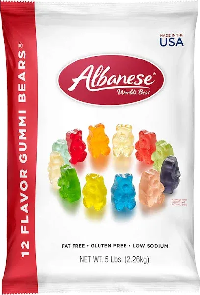 Albanese 12 Flavor Sour Gummi Bears