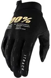 100 Percent iTrack Moto Black Color , 2XL Size, Glove 10008-00009