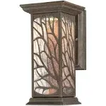 Westinghouse Glenwillow One-Light LED Outdoor Wall Lantern - Seeded Glass - Victorian Bronze 6312000