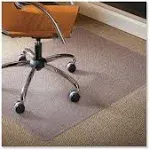 ES Robbins - Natural Origins Chair Mat for Carpet, 46 x 60, Clear