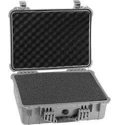 PELICAN 1520-000-180 Watertight Waterproof Protector Case 20x16x6&#034; w/ Pluck Foam