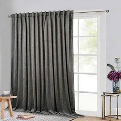 Theater Red Velvet Curtains - Super Soft Velvet Blackout Insulated Curtain Panel