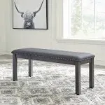 Signature Design by Ashley Myshanna Farmhouse Counter Height, Grey 