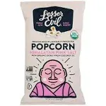 Lesser Evil - Popcorn Himlyn Pink Salt - Case of 12-4.6 oz