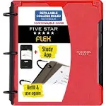 Five Star Flex 1 Hybrid Notebinder with Customizable Cover Red - Five Star Flex