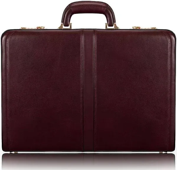 McKlein Reagan Leather Attache Case