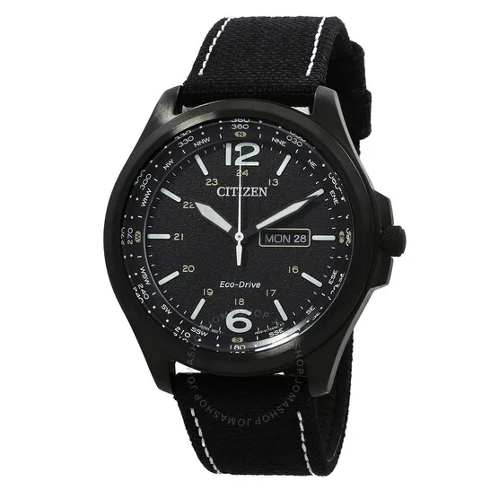 Classic Eco-Drive Black Dial Men's Watch