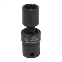 Sunex 810ZUMMG 1/4 in. Drive 10 mm Impact Socket