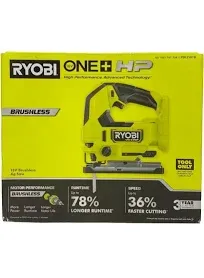 RYOBI Electric Jigsaw 18-Volt Lithium-Ion Cordless Brushless Variable Speed