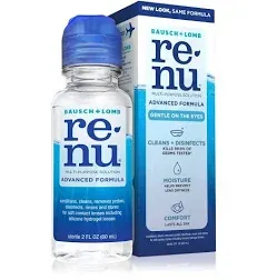 Bausch + Lomb Renu Advanced Formula Multi-Purpose Eye Contact Lens Solution 12oz