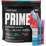 Prime Hydration+ Electrolyte Powder Sticks Variety Pack