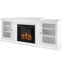 Real Flame 7740E-W Frederick 72-Inch Electric Fireplace Entertainment Center - White