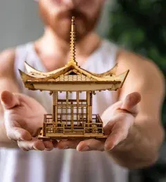 Japanese Pagoda Lantern Mini 3D Kit