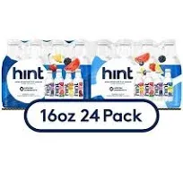 Hint Water Cherry Blackberry, Pure Water Infused with Cherries and Blackberries, Zero Sugar, Zero Calories, Zero Sweeteners, Zero Preservatives, Zero Artificial Flavors, 16 Fl Oz (Pack of 12)