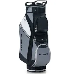 14-Way Golf Cart Stand Bag with Waterproof Rain Hood