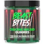 Beast Bites - Creatine Infused Gummies Sour Watermelon Splash