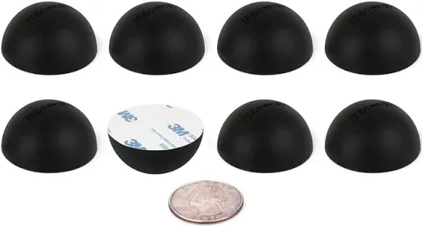 1.25&#034; Platinum Silicone Speaker Isolation Pads - 8-Pack Non-Skid Speaker Pads...