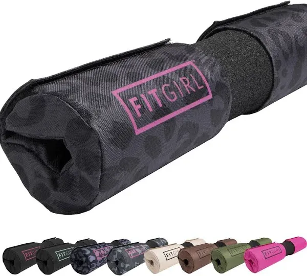 FITGIRL Beige  FITGIRL - Squat Pad and Hip Thrust Pad for Leg Day, Barbell Pad..