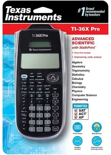 TI-36X Pro Scientific Calculator Texas Instruments