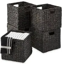 Best Choice Products Hyacinth Storage Baskets Set of 5