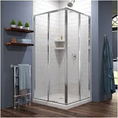 DreamLine Cornerview Framed Sliding Shower Enclosure DL-6150-01