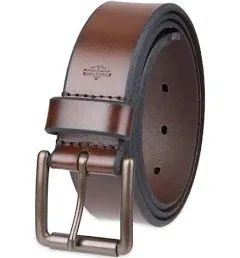 Dockers Men's Everyday Casual Belt with Classic Harness Buckle (Regular and Big & Tall Sizing)