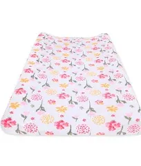 Burt’s bees baby organic cotton floral changing pad cover