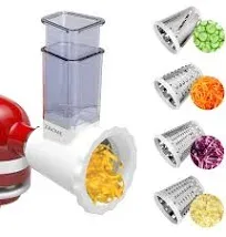 ZACME Updated Slicer/Shredder Attachments for KitchenAid Stand Mixers