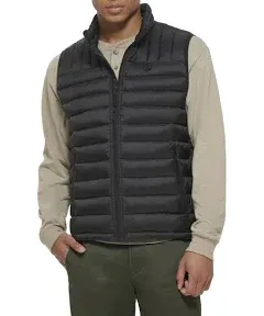 NWT Dockers men’s Noah Classic packable puffer vest in Forest Green size small