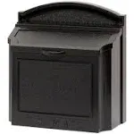 Black Wall Mailbox