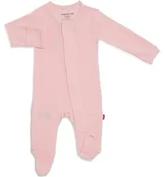 Baby Girl Size Preemie/Premat<wbr/>ure Modal Footie Zbest Time Pink Magnetic Me New