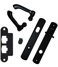 Andersen Albany Style (Single Active) Hinged Door Hardware Set in Black