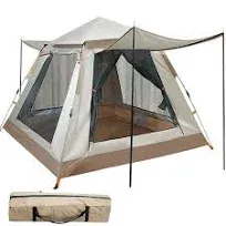 3/4 Person Canbin Tent with Automatic Pop-Up Design and Carry Bag