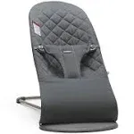 BabyBjörn Bouncer Bliss, Black Woven, Classic Quilt