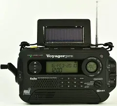 Kaito Voyager Pro Ka600 Digital Solar Dynamo Crank AM/FM/LW/SW & NOAA Weather Emergency Radio