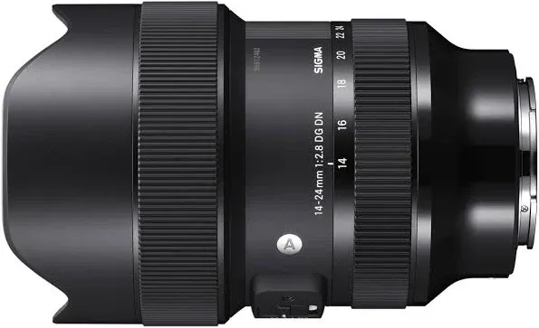 Sigma 14-24mm f/2.8 DG DN ART Lens for Sony E w/Filter Kit, Lens Wrap, Cleaner