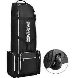 Partage Golf Travel Bag with Wheels,Golf Travel Case for Airlines