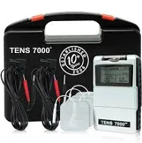 TENS 7000 Digital TENS Unit with Accessories - TENS Unit Muscle Stimulator for Back Pain Relief, General Pain Relief, Neck Pain, Sciatica Pain Relief, Nerve Pain Relief